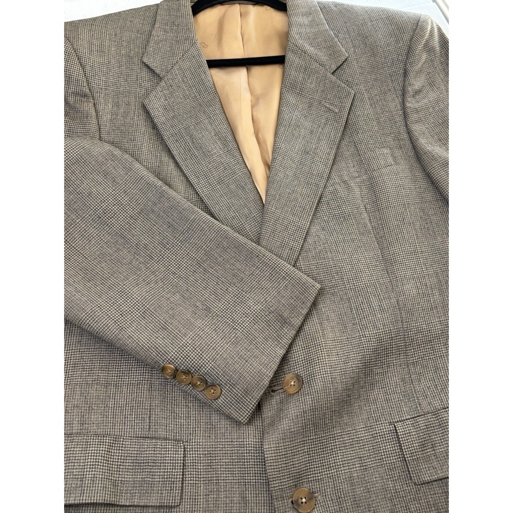 Dior Gray Checkered Suit